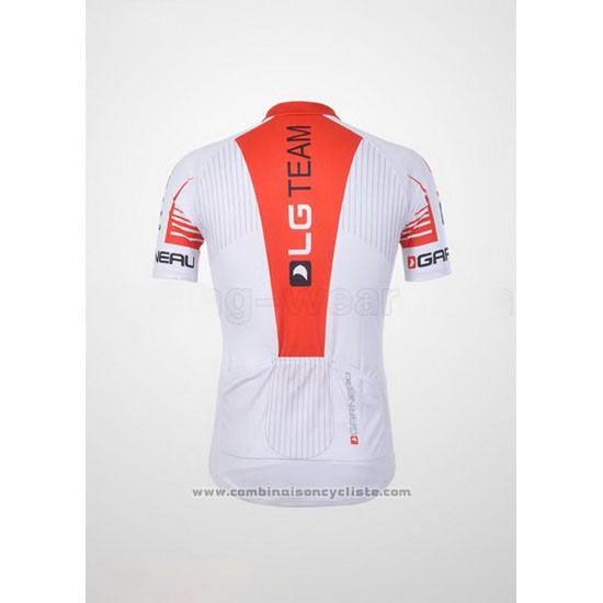2011 Maillot Cyclisme Louis Garneau Noir et Blanc Manches Courtes et Cuissard